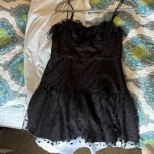 Black majorelle dress